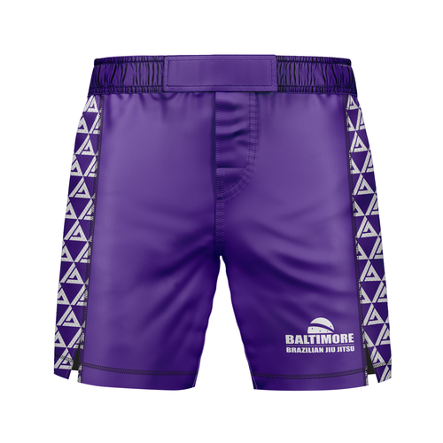 Baltimore BJJ men's fight shorts Ranked, purple – CRUZ CMBT