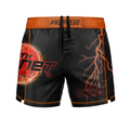 10P Masury men's fight shorts Standard Issue, black