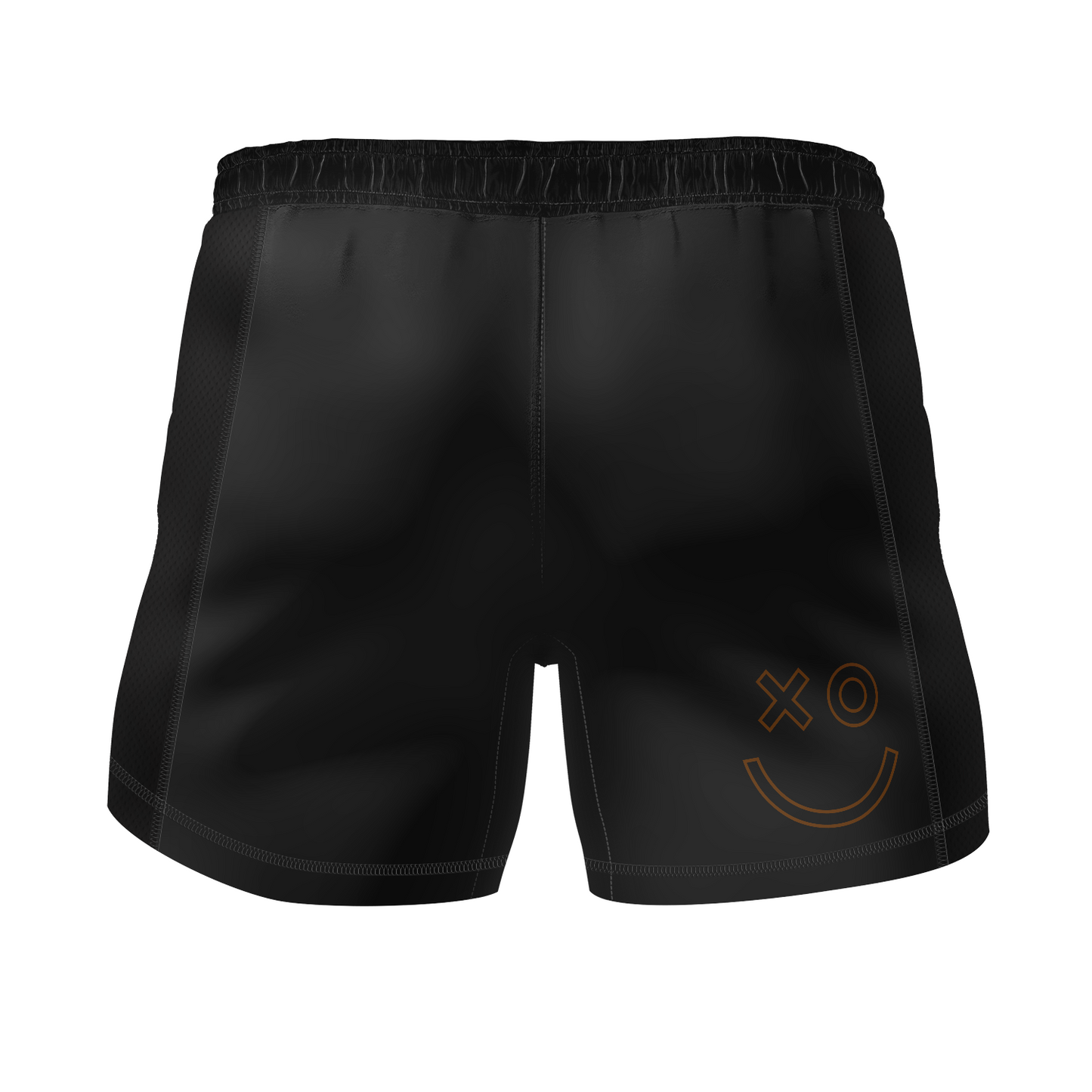 AJJ men's fight shorts The Staple, black and brown