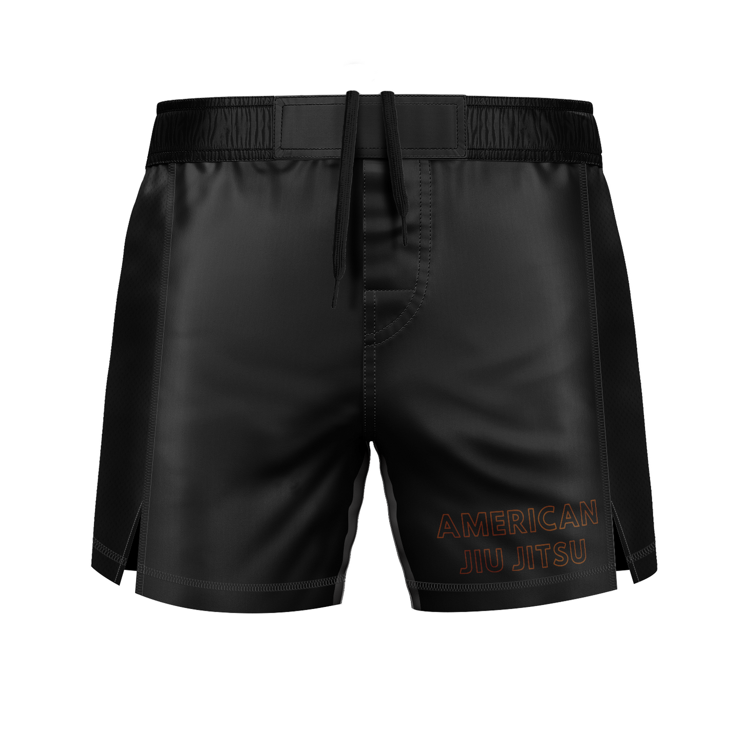 AJJ men's fight shorts The Staple, black and brown