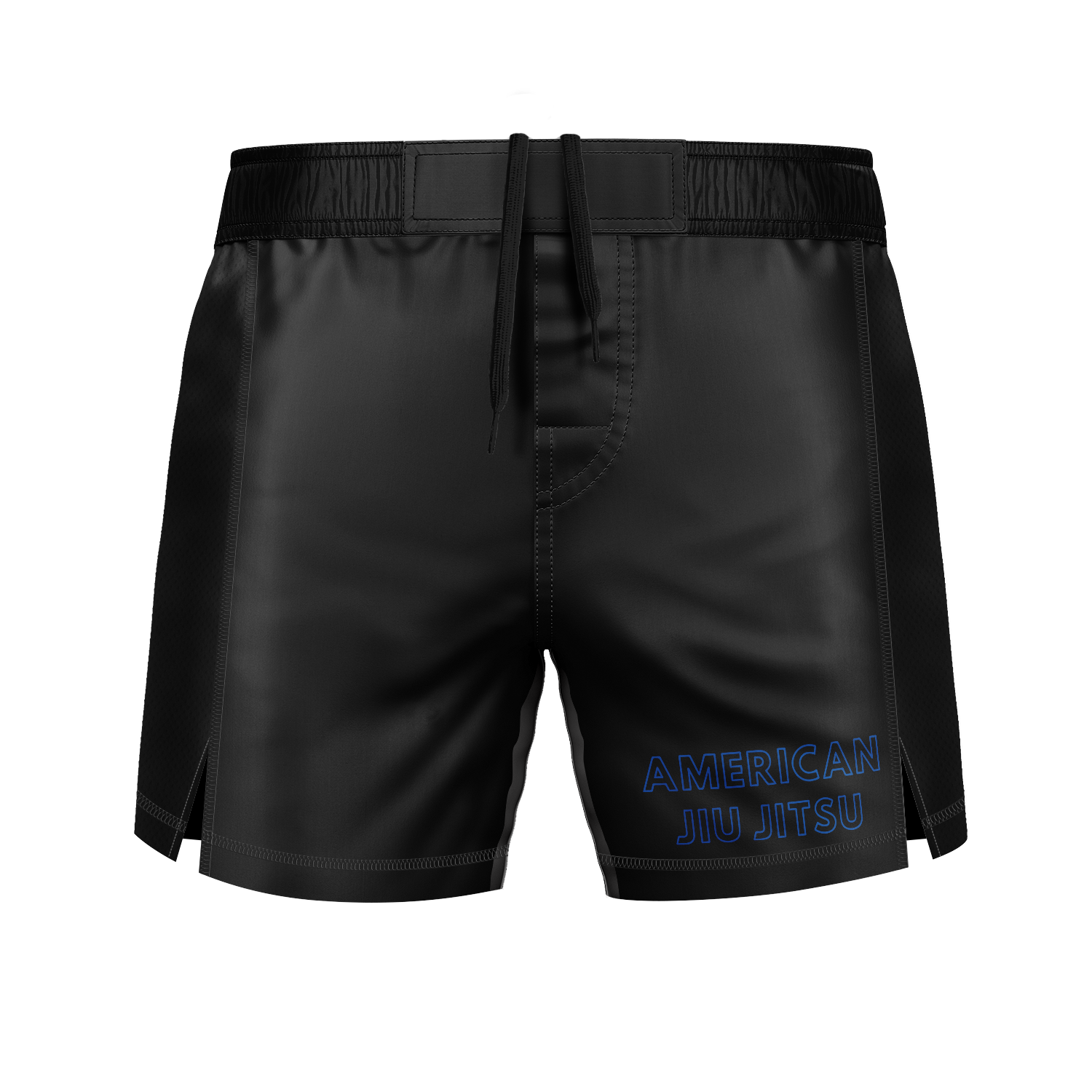 AJJ men's fight shorts The Staple, black and blue – CRUZ CMBT