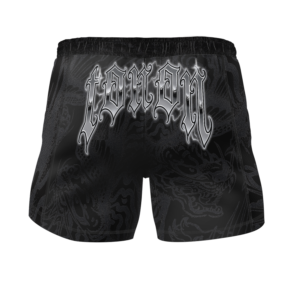 Garry Tonon men's fight shorts Black Metal, black