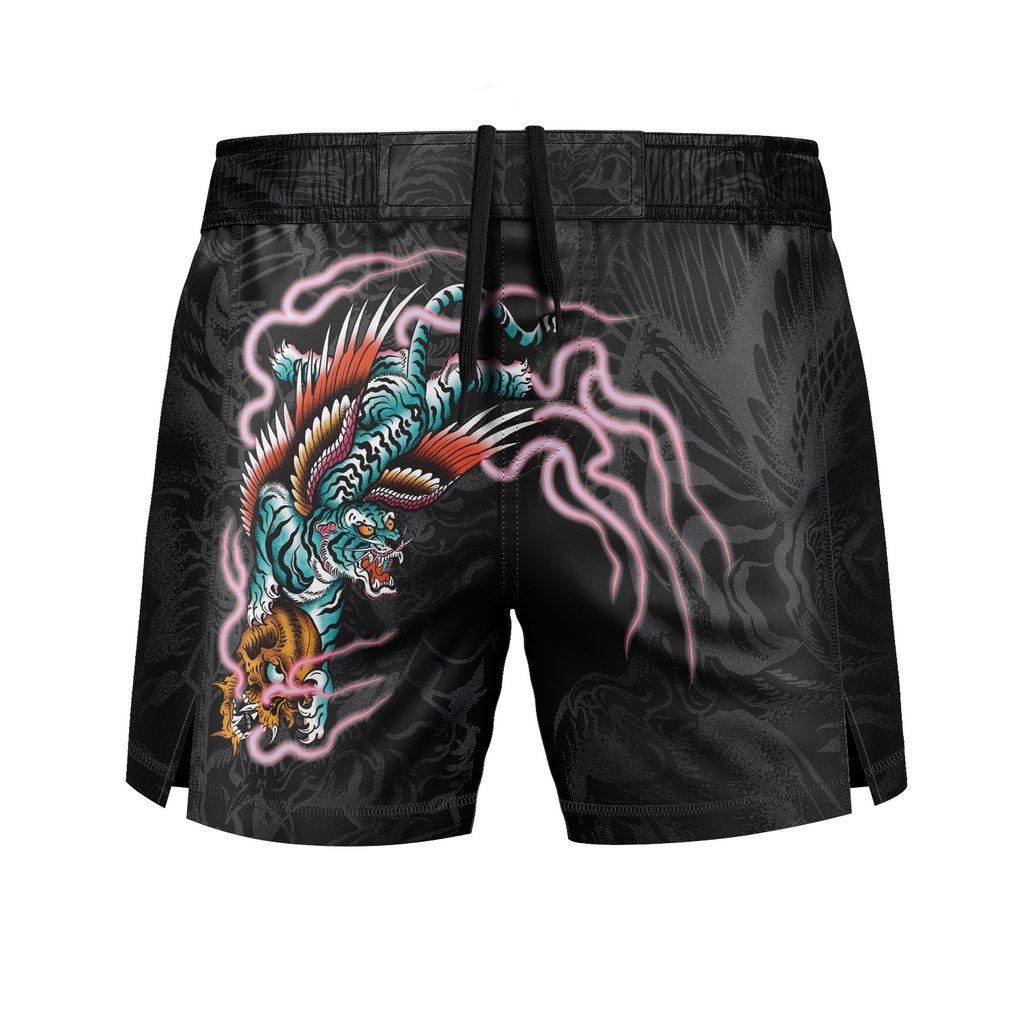 Garry Tonon men's fight shorts Heavy Metal, black