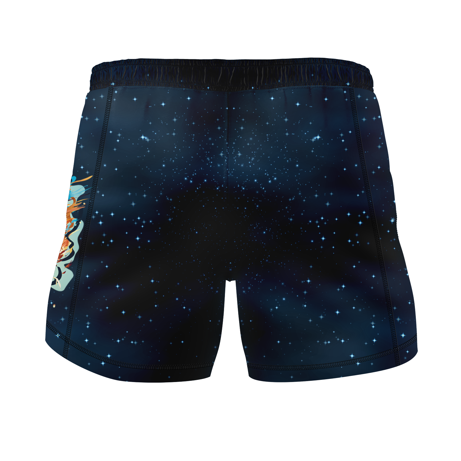 Airlock BJJ men's fight shorts Galaxy, blue