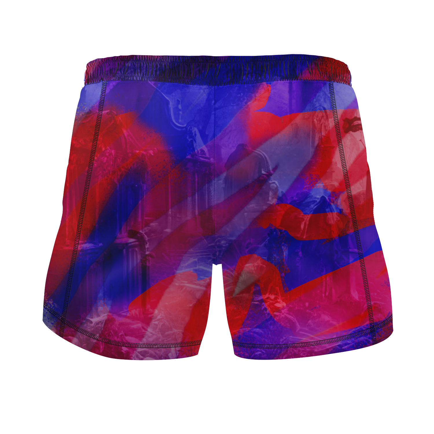 Garry Tonon men's fight shorts Stoic Sorbet, pink / purple / blue