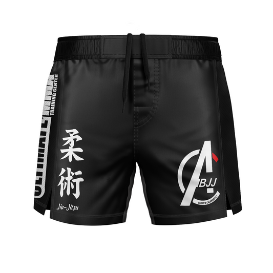 Ultimate MMA men's fight shorts Kanji, black