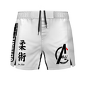 Ultimate MMA men's fight shorts Kanji, white