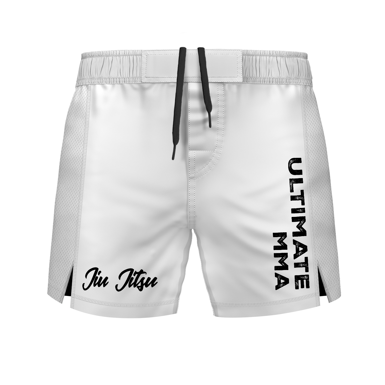 Ultimate MMA men's fight shorts S25, white