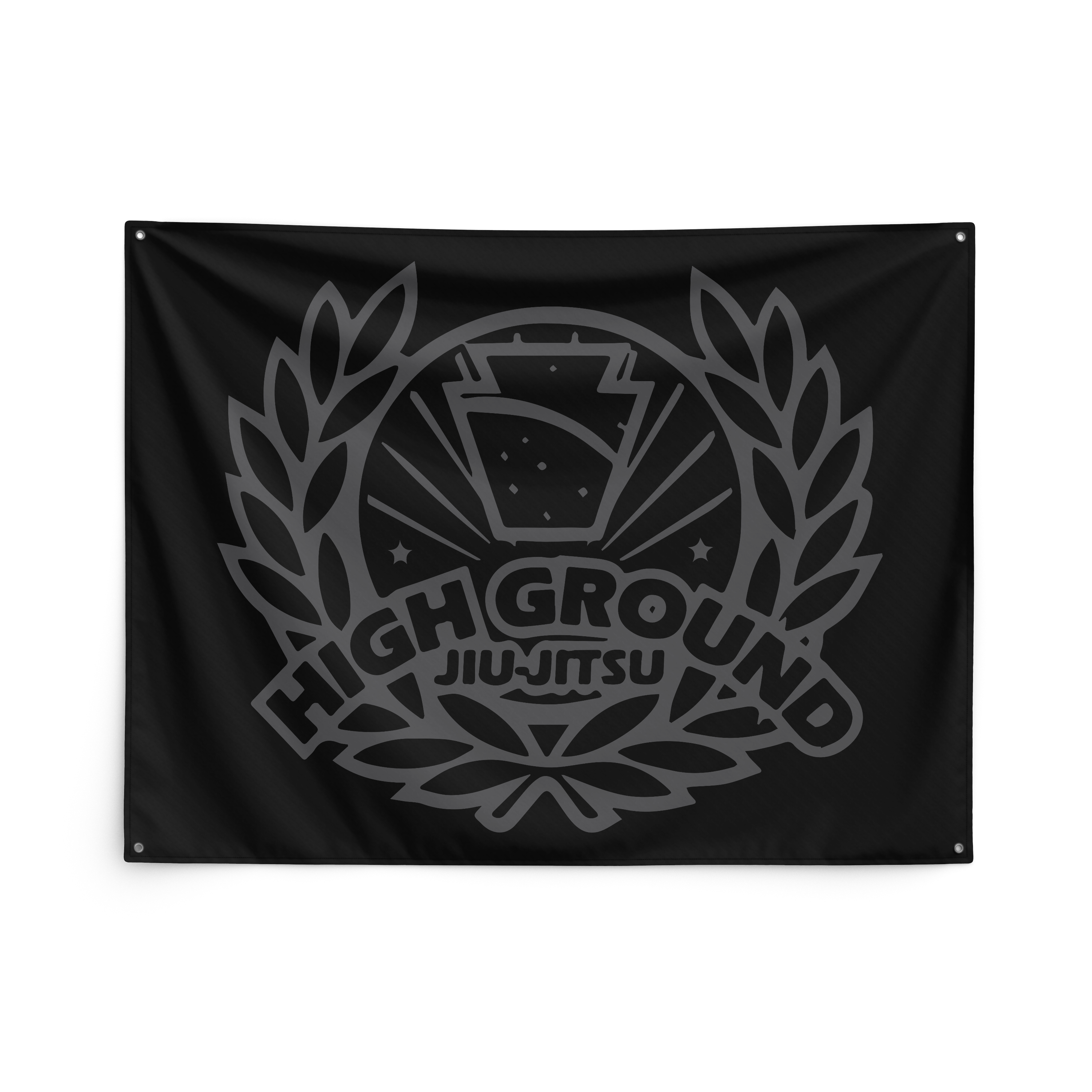 High Ground garage banner Standard Issue, black