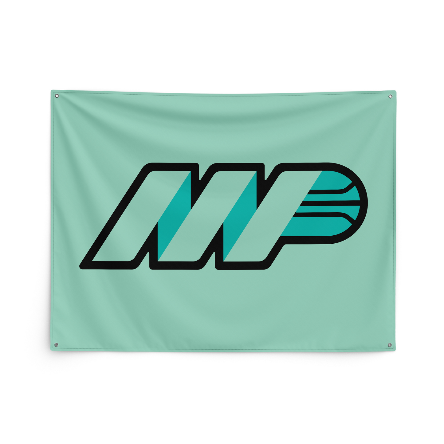 MP3 Academy garage banner Standard Issue, Caribbean green