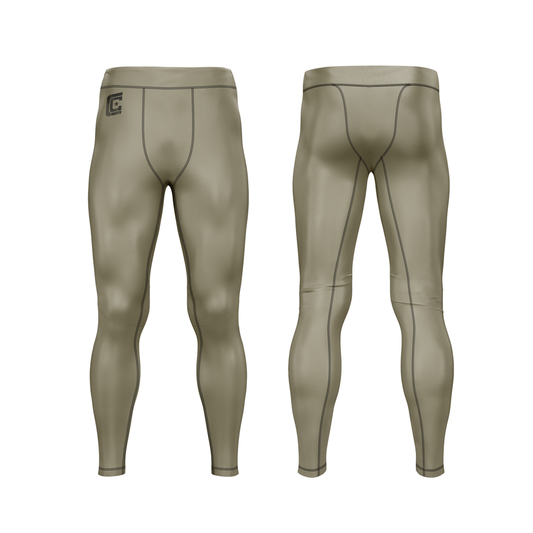 Base Collection men's grappling tights, gold