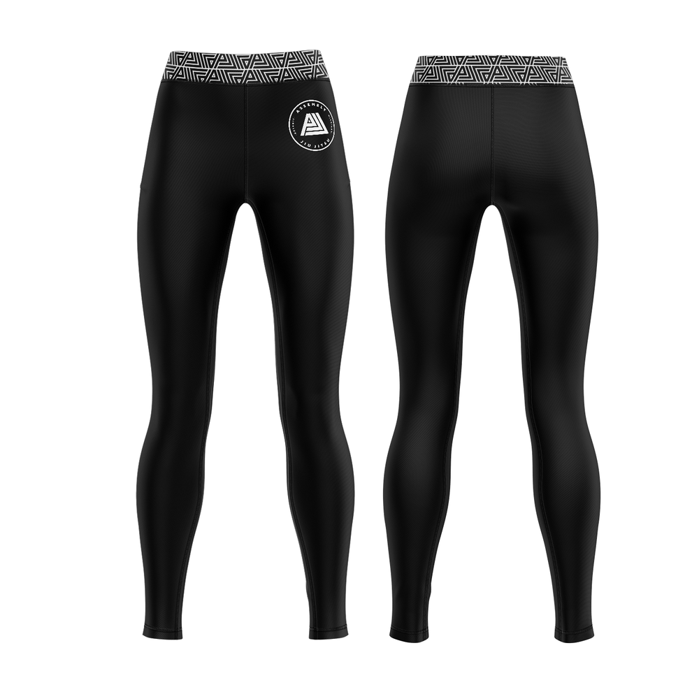 Assembly JJ women's grappling tights Standard Issue, black
