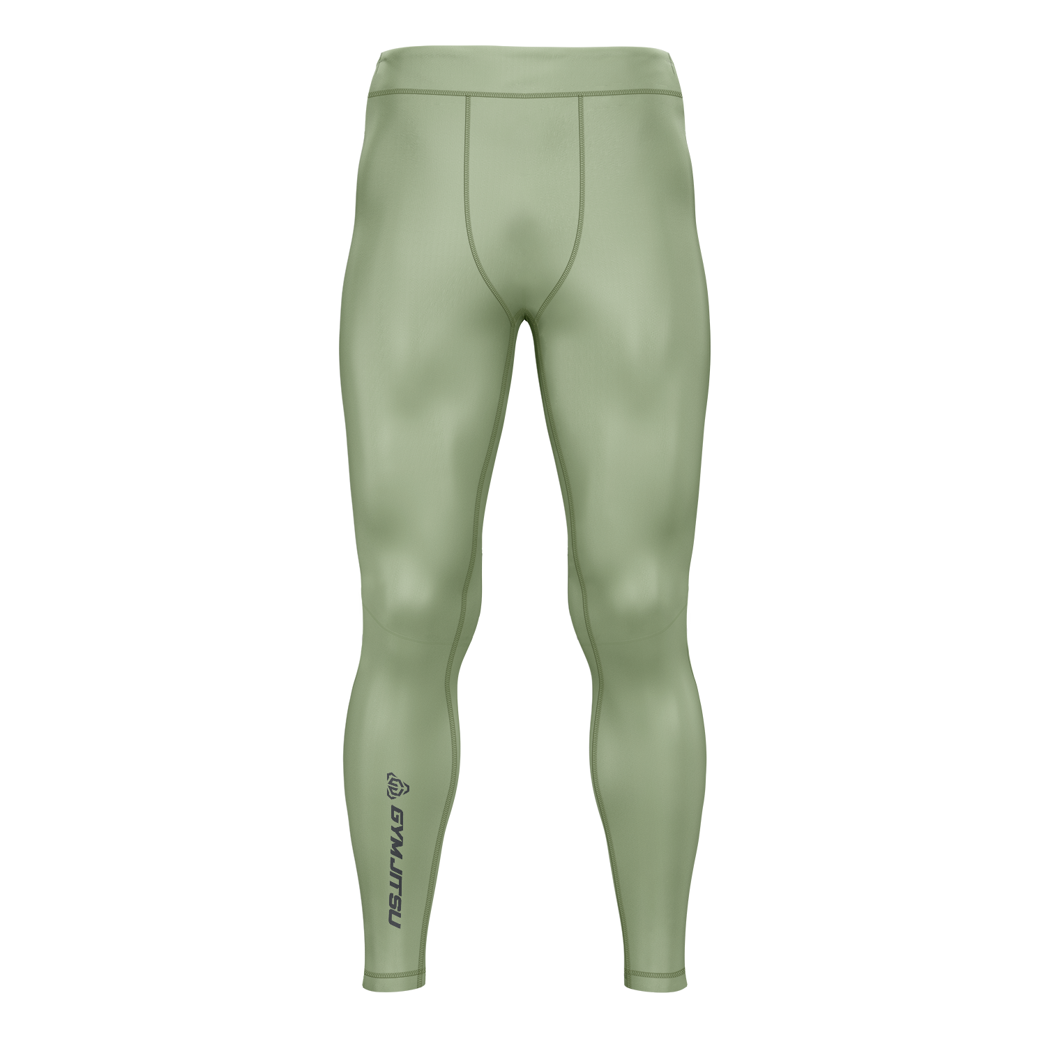 Gym Jitsu men's grappling tights Standard Issue, pale olive