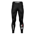 10P Nazareth men's grappling tights Standard Issue, black