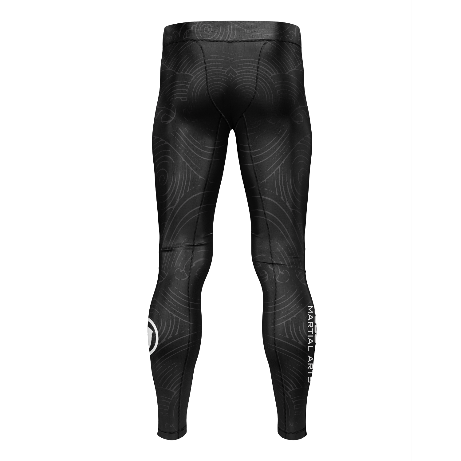 Rogue Wave men's grappling tights Wave, black