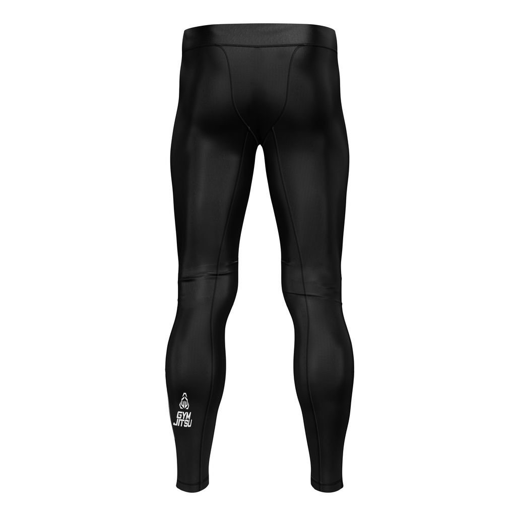 Gym Jitsu men's grappling tights Standard Issue, black