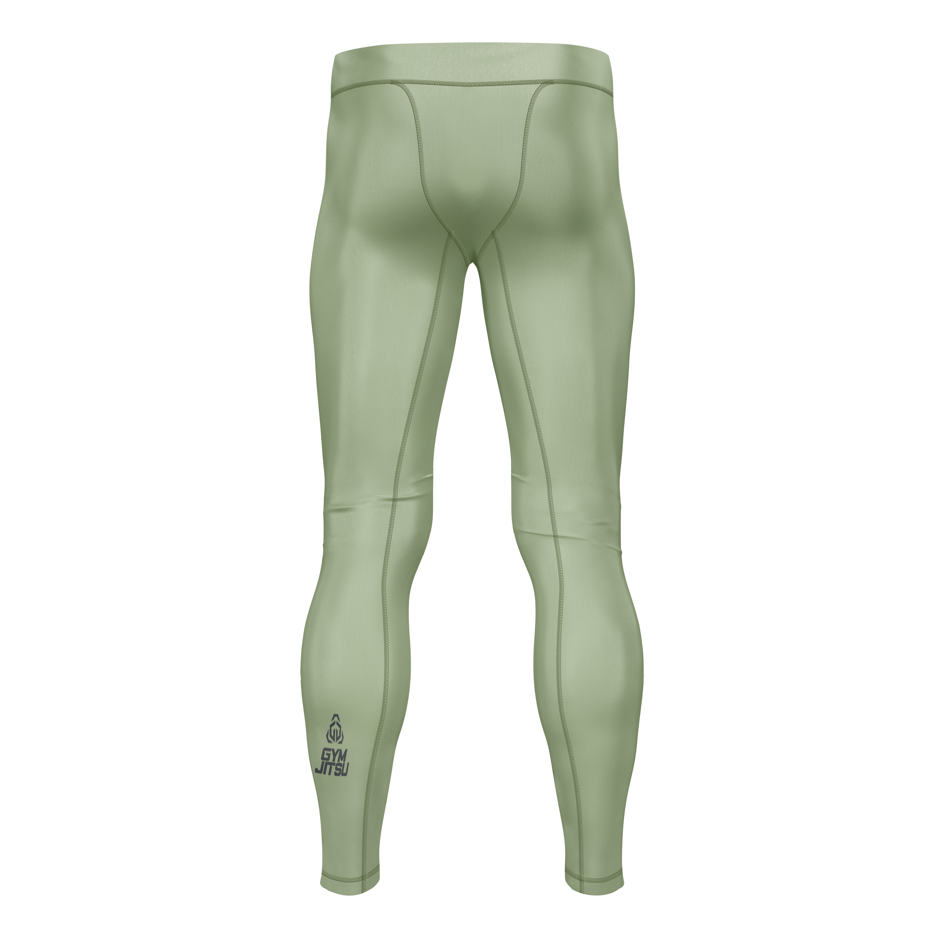 Gym Jitsu men's grappling tights Standard Issue, pale olive