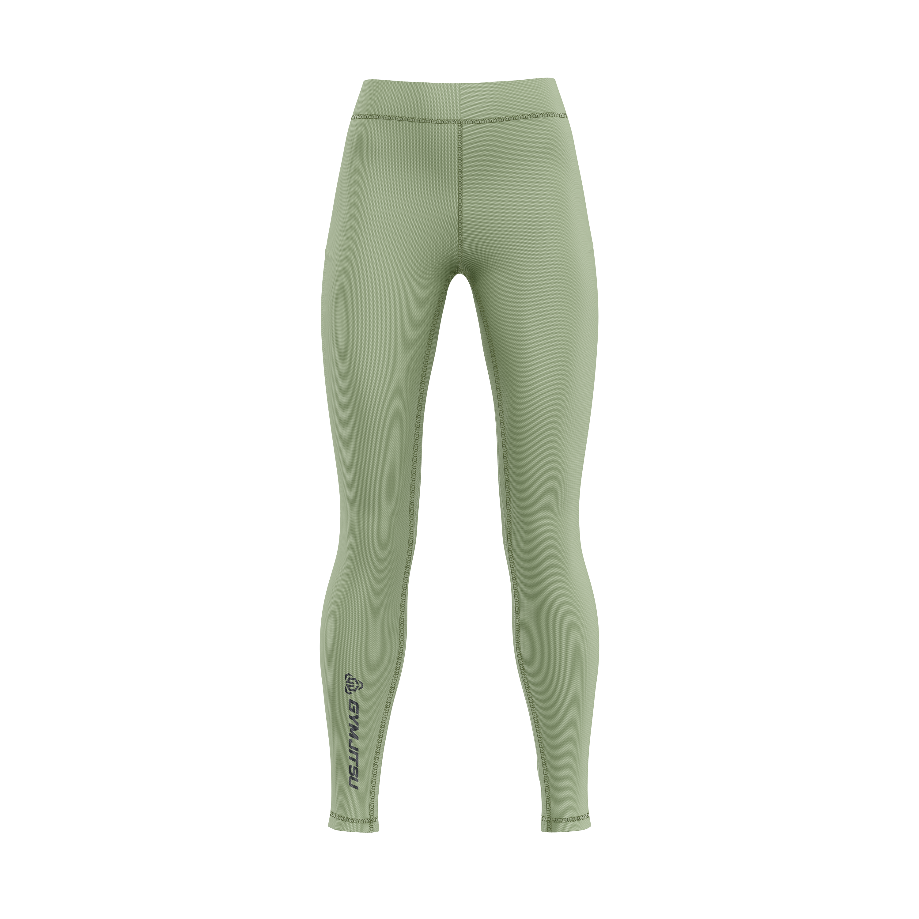 Gym Jitsu women's grappling tights Standard Issue, pale olive