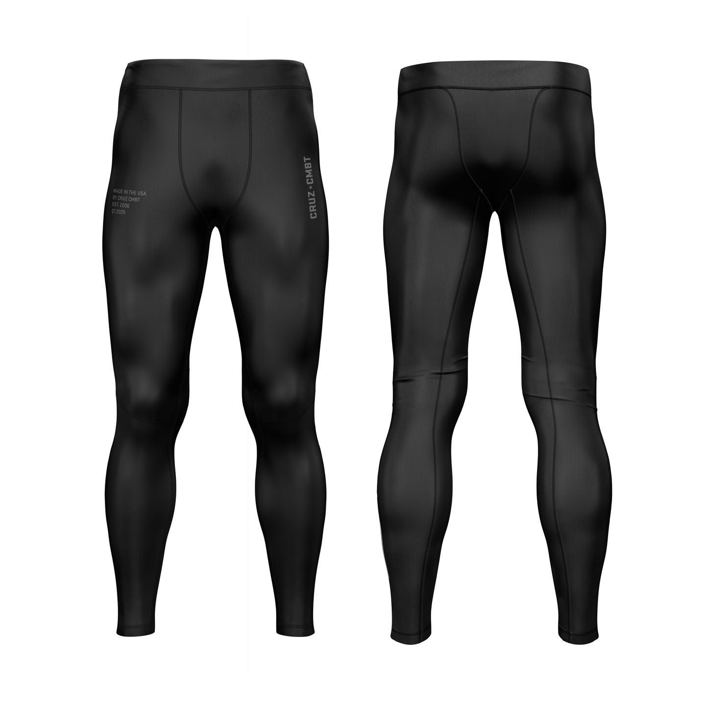 Base Collection men's grappling tights, stealth