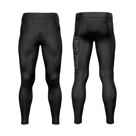 Base Collection men's grappling tights, black