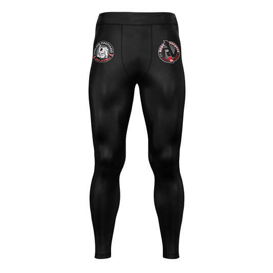 Vasquez Academy men's grappling tights Staple, black