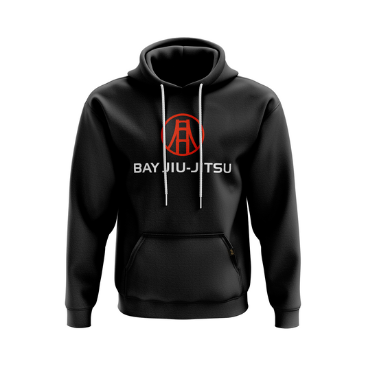 Bay Jiu Jitsu pullover hoodie Standard Issue, black
