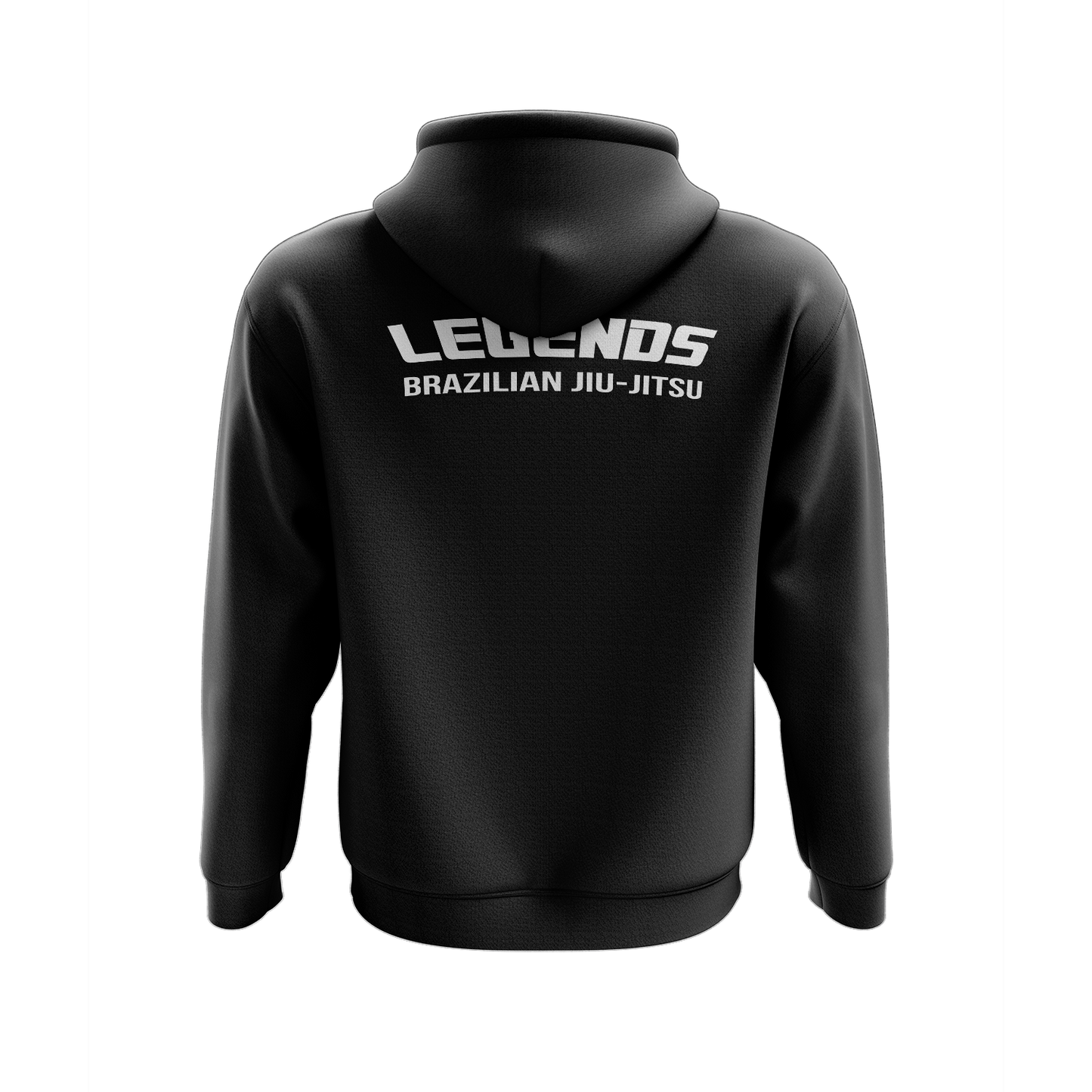 Legends BJJ pullover hoodie Standard Issue, black