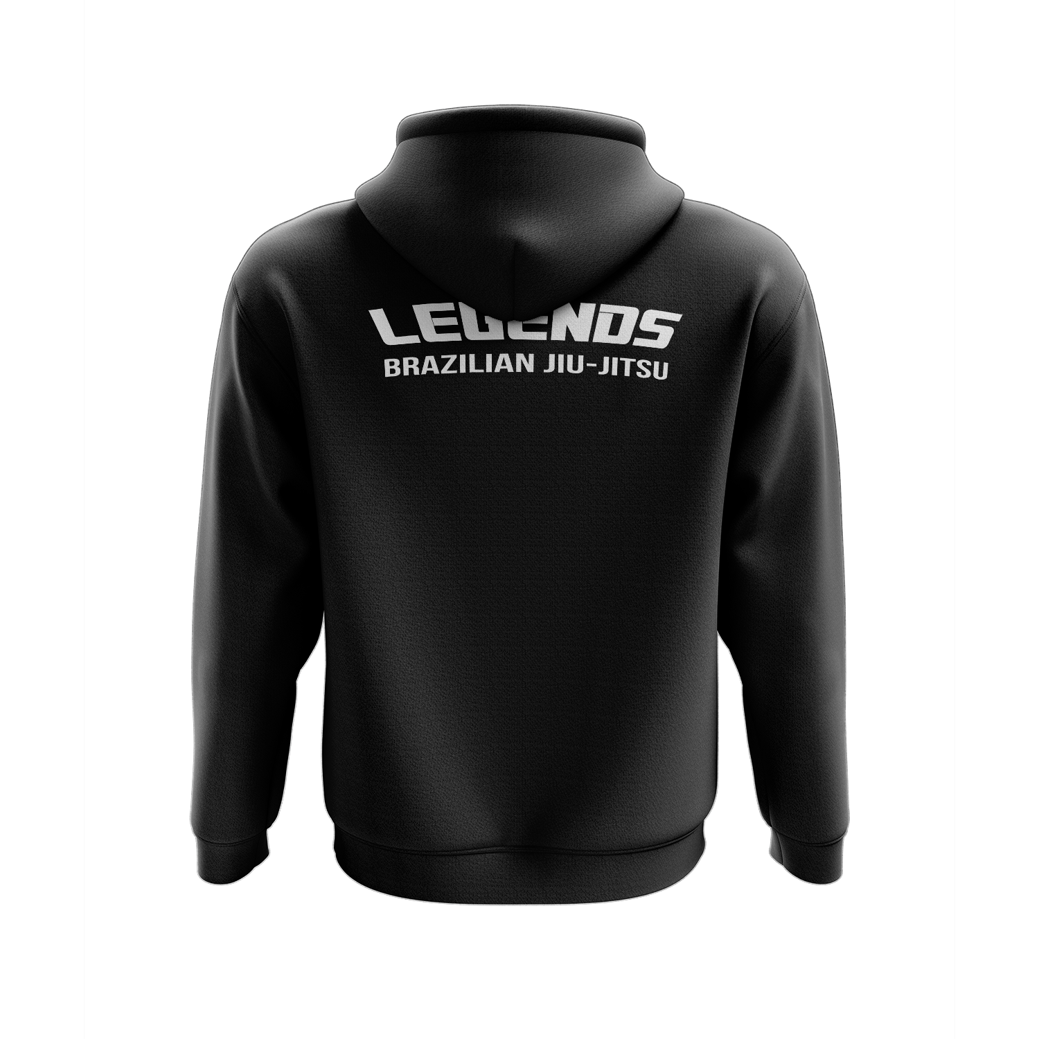 Legends BJJ pullover hoodie Standard Issue, black