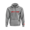 Slab 50/50 pullover hoodie, athl.grey/red