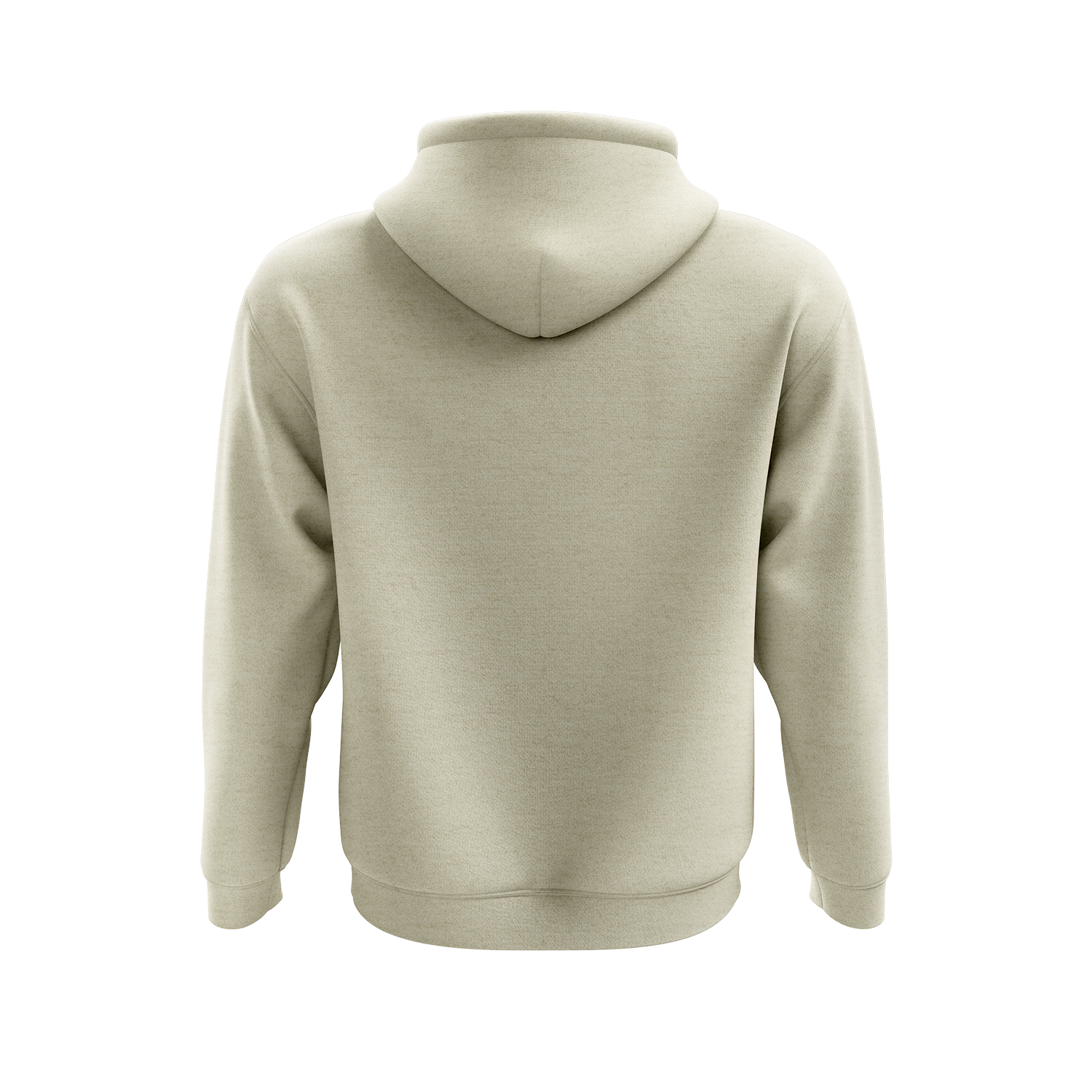 Slab tri-blend pullover hoodie, sand/black/red