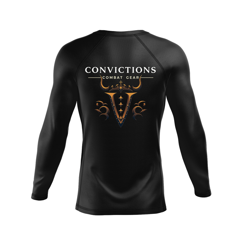 Convictions men's rash guard 1.0, black