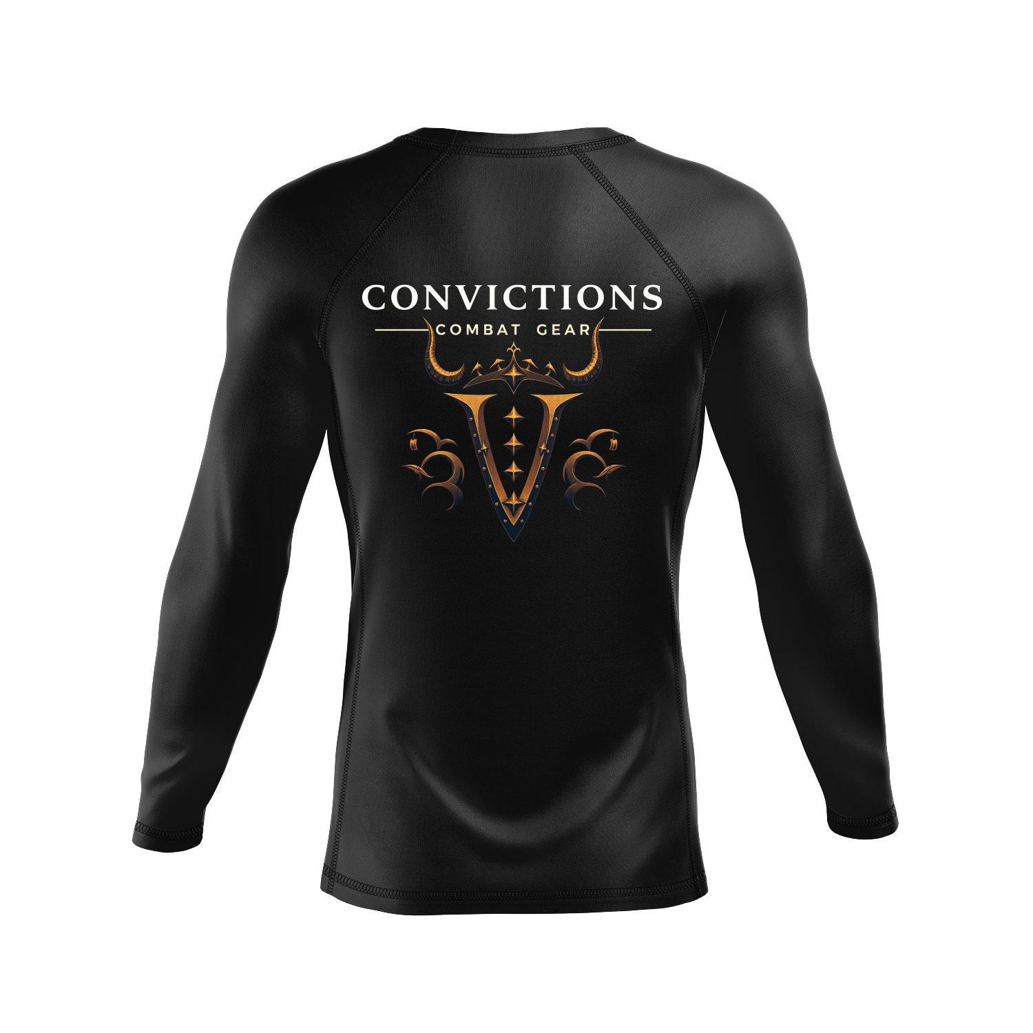 Convictions men's rash guard 1.0, black