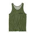 Base Collection men's performance tank, o.d. green