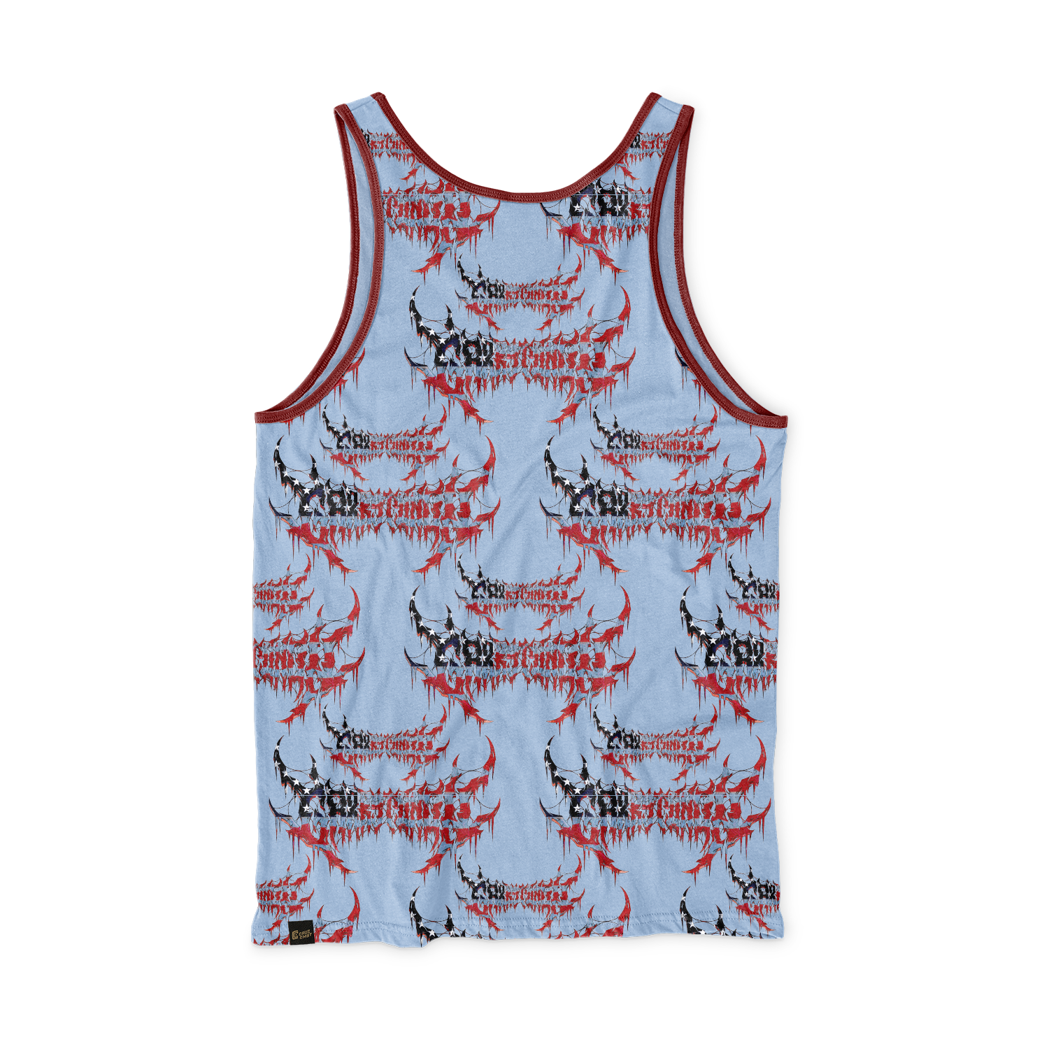 Garry Tonon performance tank Star Spangled Shrapnel, blue