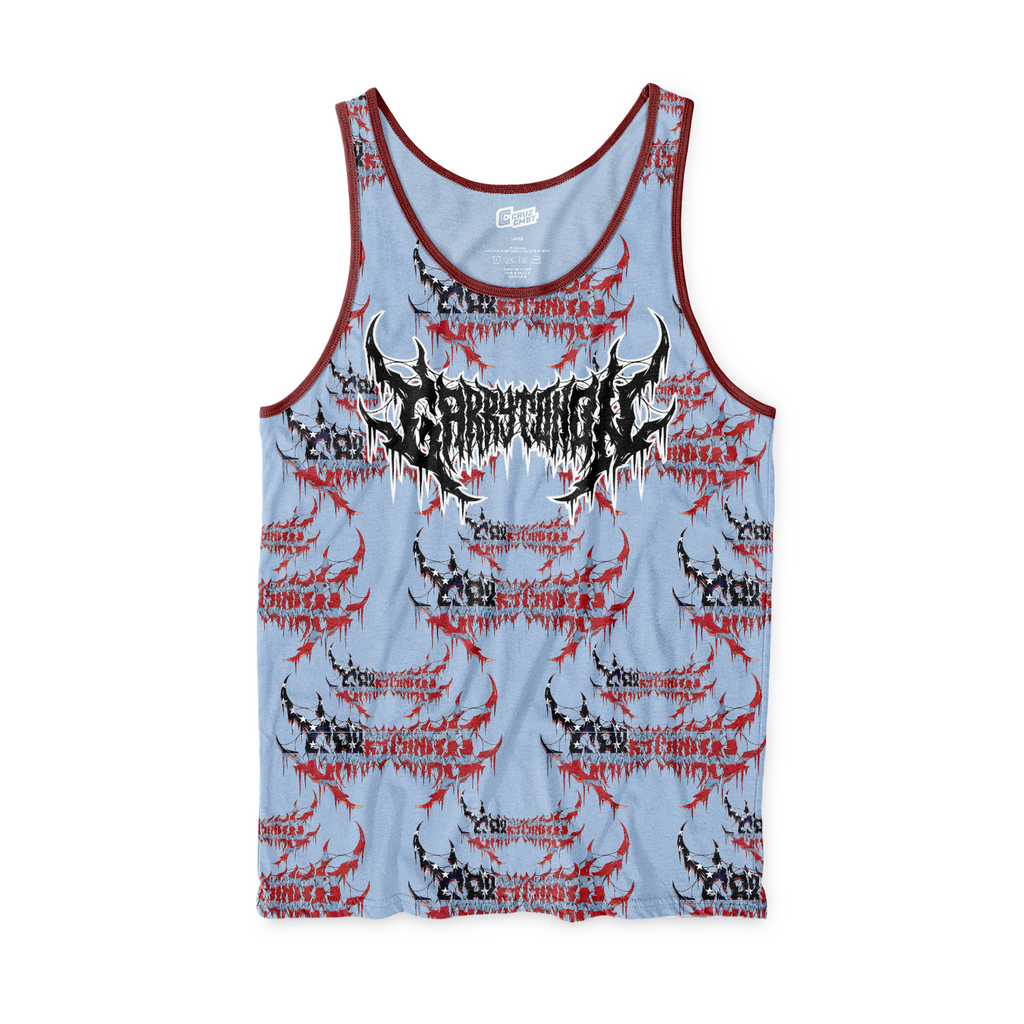 Garry Tonon performance tank Star Spangled Shrapnel, blue