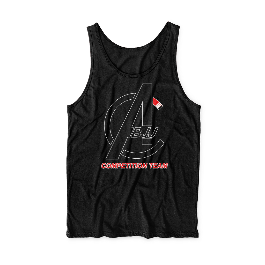 Ultimate MMA men's performance tank Competition Team, black