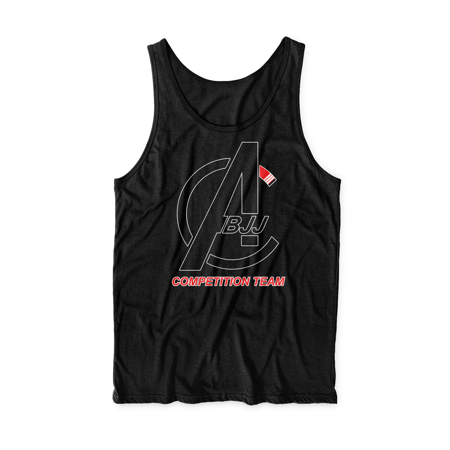 Ultimate MMA men's performance tank Competition Team, black