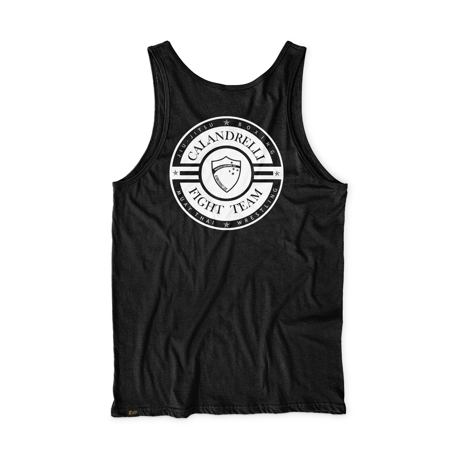 Ultimate MMA men's cotton tank Kanji, black