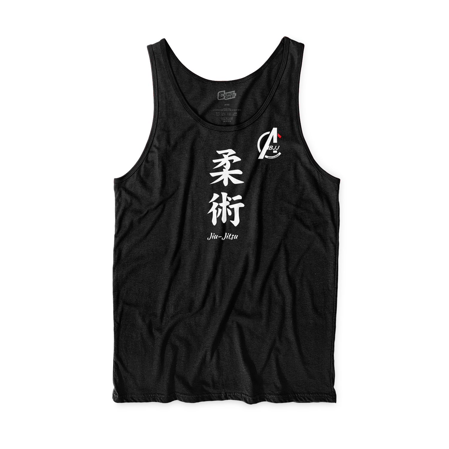 Ultimate MMA men's performance tank Kanji, black