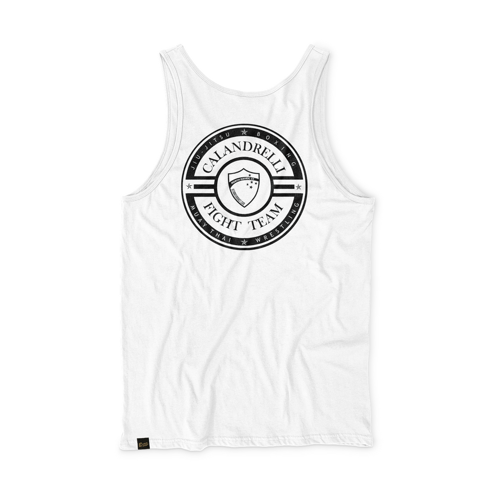 Ultimate MMA men's performance tank Kanji, white
