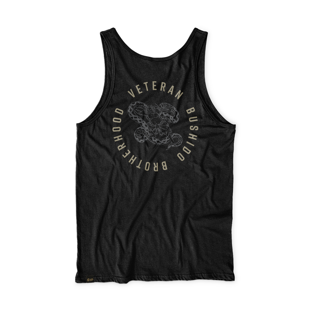 Veteran Bushido Brotherhood performance tank Standard Issue, black