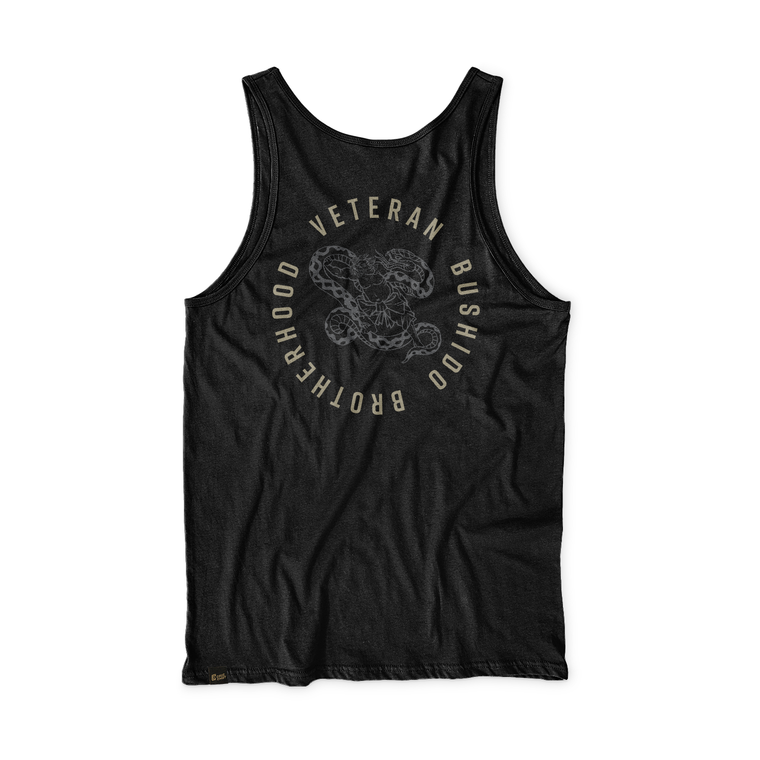 Veteran Bushido Brotherhood performance tank Standard Issue, black