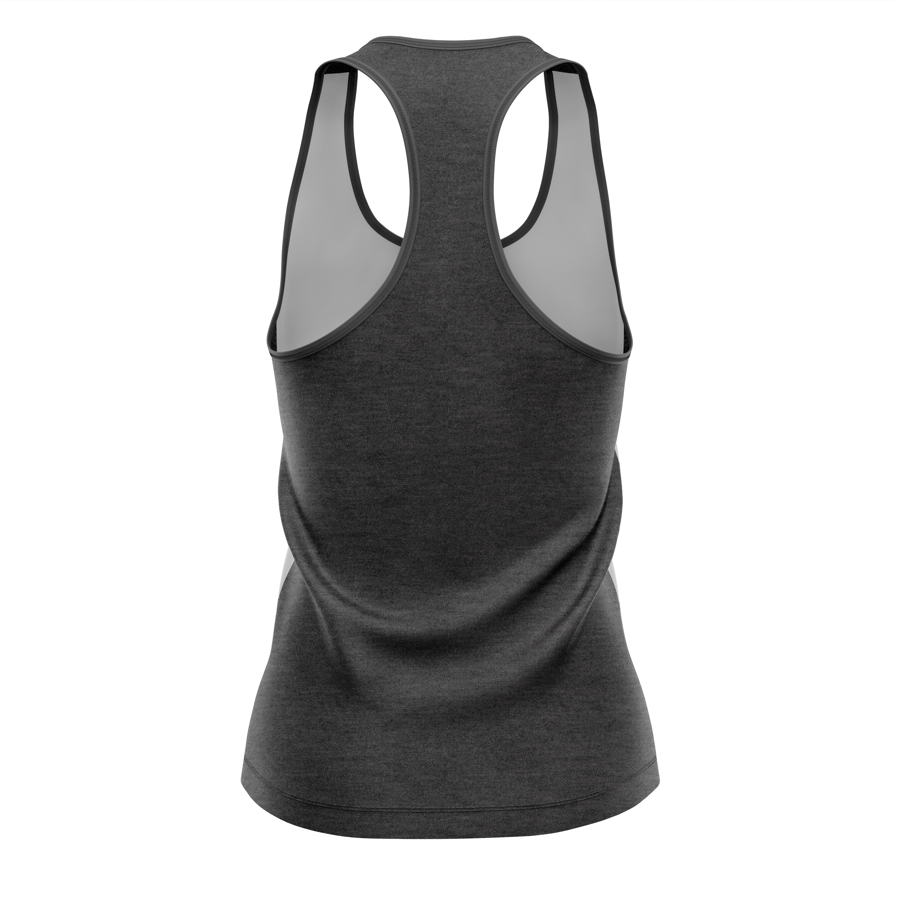 Espectro women's performance racerback tank, dark grey