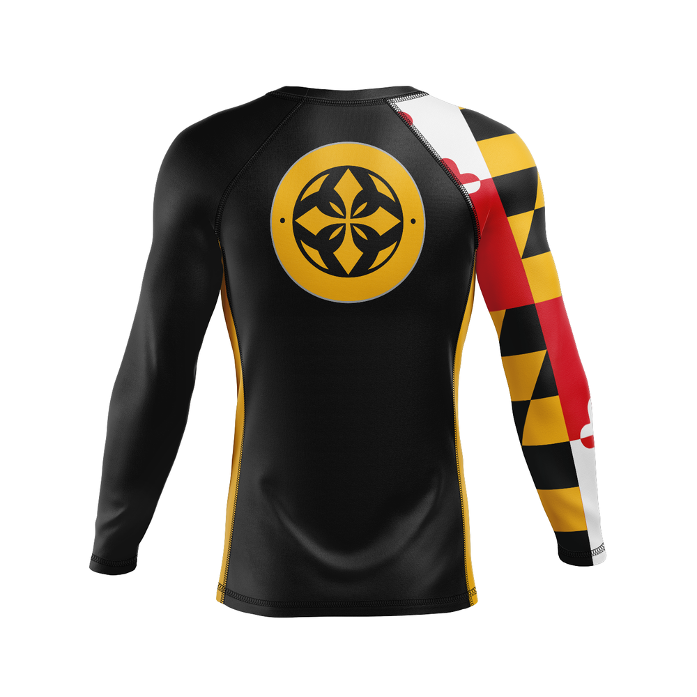 410 Academy men's rash guard Standard Issue, black