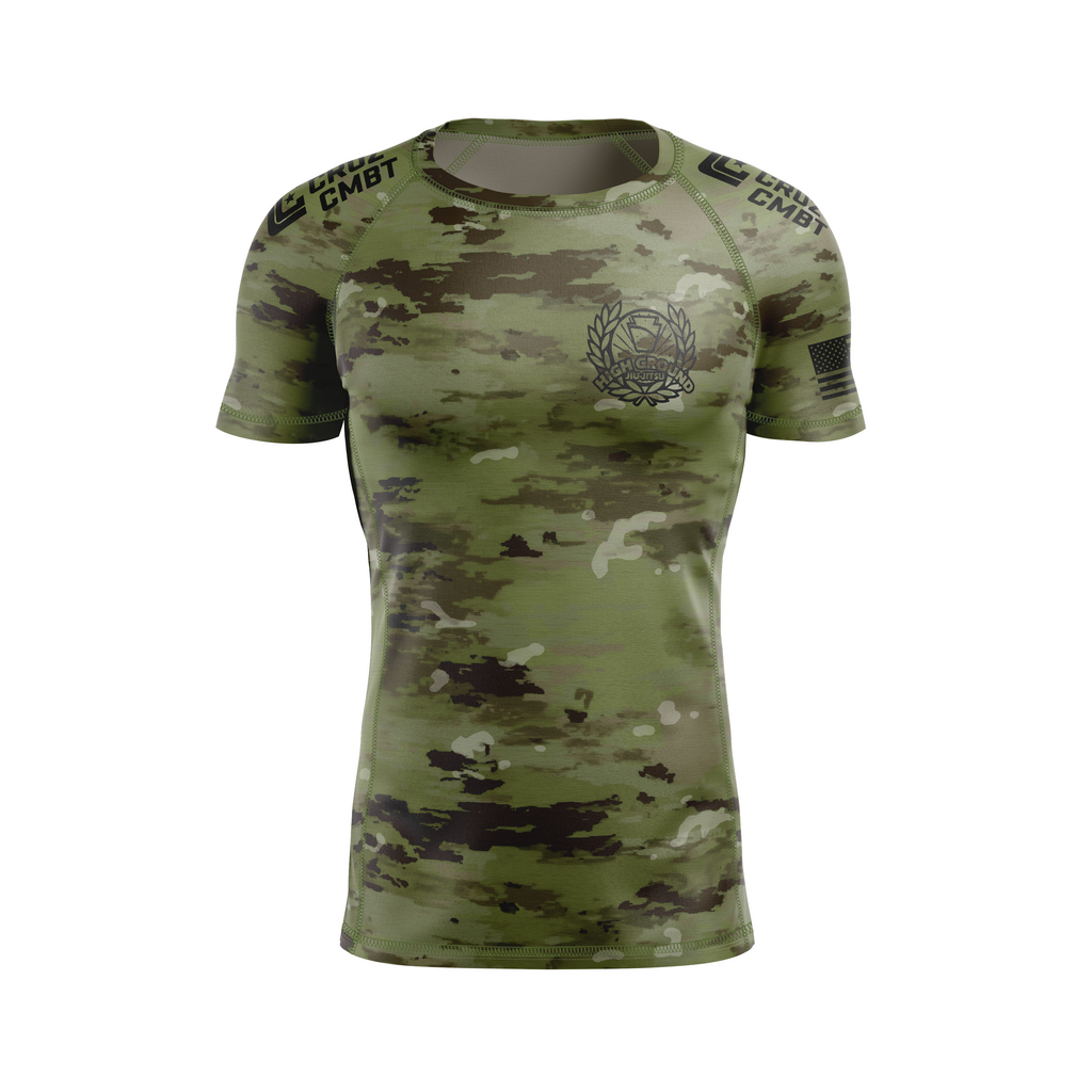 High Ground BJJ men's rash guard Standard Issue, CC-OCP