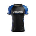 GTX BJJ men's rash guard Standard Issue Ranked, black/blue