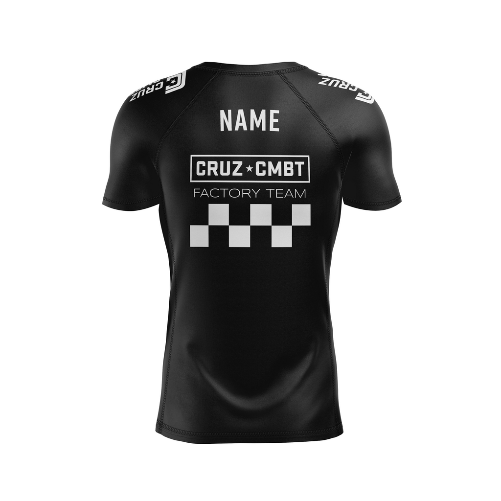 DxW: Intimidator men's rash guard, black