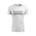 Lui Jiu Jitsu men's rash guard Necessary Violence, white