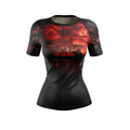 10P Masury women's rash guard Strangle Things, black