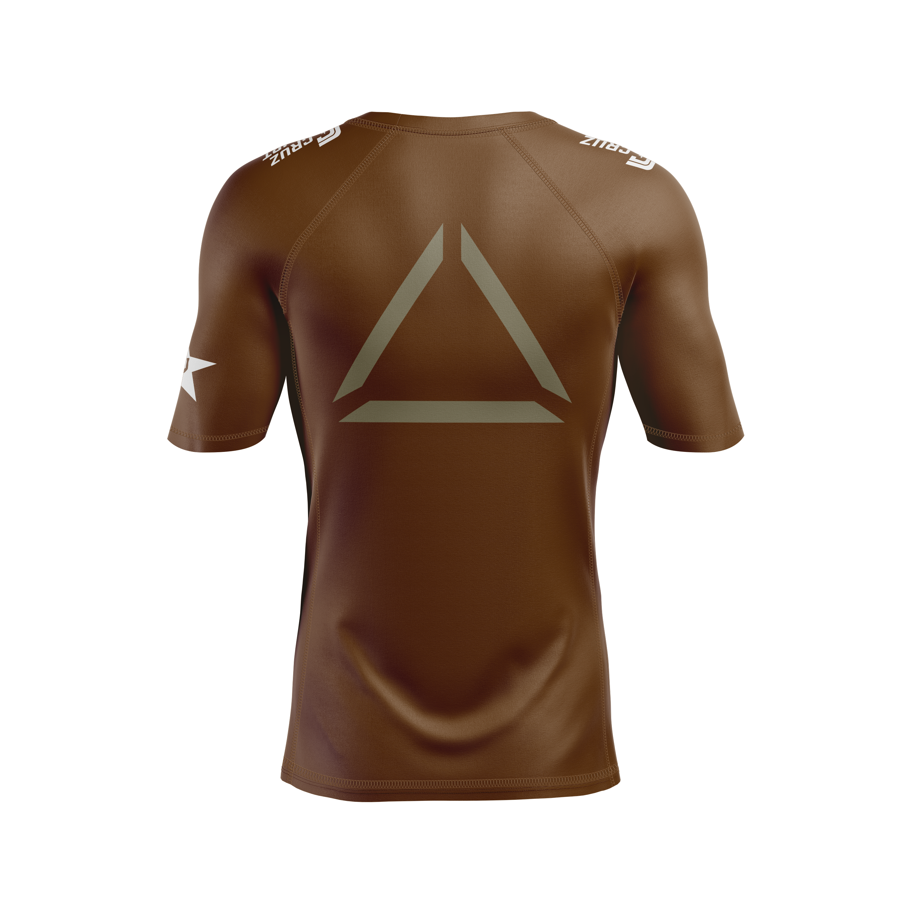 Apex Grappling men's rash guard FC23, brown